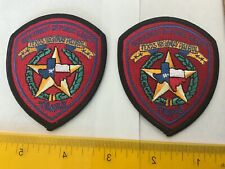 Texas Highway Patrol collectors Hat patch set 2 pieces picture