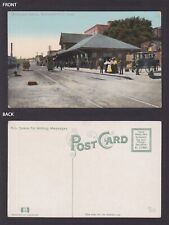 Postcard, United States, Willimantic CT, Willimantic Railroad Station picture