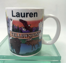 Yellowstone National Park Coffee Mug Personalized Lauren 10 oz By Linyi Cup C58 picture