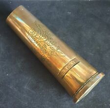 WW2 British Trench-Art 40mm Bofors Case from The French Village of Tinchebray #2 picture