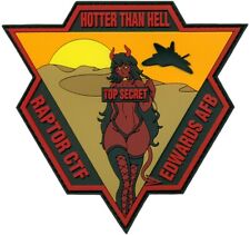 USAF 411th FLIGHT TEST SQUADRON – F-22 COMBINED TEST FORCE – TOP SECRET PATCH picture