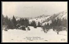 VOLCAN MOUNTAIN JULIAN CA. RPPC REAL PHOTO POSTCARD TOZER DRUG STORE C.1940 picture
