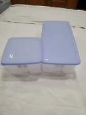 Tupperware Fridge Mates 1 large & 1 small Excellent Condition..  picture
