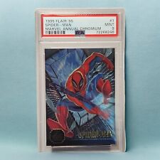1995 Flair Marvel Annual '95 SPIDER-MAN Chromium #1  PSA 9 Mint 1 Of 12 Series picture