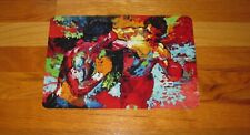 LEROY NEIMAN ROCKY VS APOLLO -REPRODUCTION METAL SIGN MAN CAVE ROCKY 3 picture