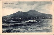 1919 Vintage Real Photo Postcard RPPC Mt. Vesuvius Campania Italy US Army Post picture
