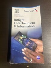 American Airlines Inflight Entertainment Cards picture