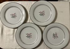 Vintage Noritake China 10.5” Dinner Plates Crest Pattern 5421 Set Of (4) picture