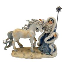 Legends of Myth and Magic Collection Unicorn Wizard Figurine Crystal Fantasy picture