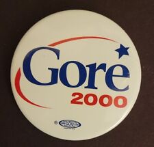 2000 Al Gore Democratic Presidential Campaign. VINTAGE Button Pinback 2