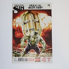 Marvel Comics Original Sin Sins Hulk Vs Iron Man #'s One (1) Through Four (4). picture