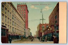 Providence Rhode Island Postcard Dorance St. Exterior View c1910 Vintage Antique picture