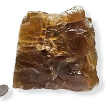 Honey Calcite Crystal Natural Specimen Mexico 3lbs. 8.5oz picture