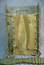1945 US Army WW2 Packboard Green Wood and Canvas Military Plywood Backpack picture
