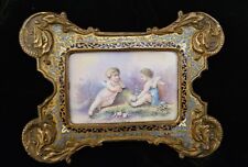 19th Century French Champleve Sevres Erotic Tray with Hidden Compartment picture