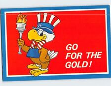 Postcard Go For The Gold 1984 LA Olympic Games Los Angeles California USA picture