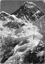 1968 Nepal Mt. Everest Postcard King Mahendra Stamp Katmandu Toni Hagen Photo picture
