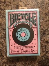 Bicycle Party Starters 'The 50's' Playing Cards USPCC in Carat DS1 Brand New picture