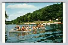 Moodus CT-Connecticut, Frank Davis Resort, Canoeing, Vintage Postcard picture