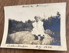 1926 Center Harbor New Hampshire NH Young Girl Fashion Dress Real Photo P10t23 picture