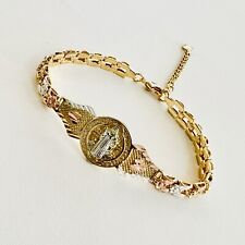 Gold Plated Saint Benedict Bracelet New picture