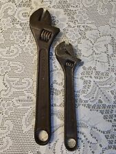 2 VINTAGE CRESCANT WRENCHES LOT/2 picture