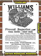 Metal Sign - 1896 Williams Typewriter- 10x14 inches picture