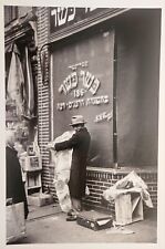 1949 Butcher Meats Kosher Jewish Yiddish Lower East Side New York City NYC Photo picture