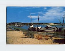 Postcard Old Fishing Shacks & Boats Cape Cod Massachusetts USA picture