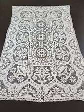 Vintage Point de Venise needle lace Banquet tablecloth 233x151cm picture