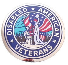 DISABLED AMERICAN VETERANS REFLECTIVE STICKER BRAND NEW picture