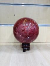 6KG XXL Large Red Jasper Crystal Sphere with Wood Stand   Home  Decor 150MM picture