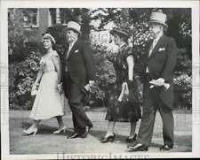 1951 Press Photo Mr. and Walter Gifford with Mr. & Mrs. Richard Gifford, London picture