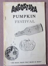 Vtg 1979 Angostura Bitters Pumpkin Festival Recipe Book Trinidad + Tobago picture