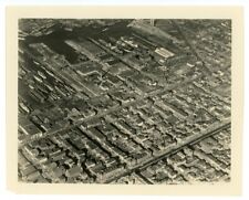 1920s NEW YORK CITY original aerial photo BROOKLYN Gowanus Canal picture