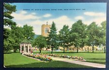 Postcard St Mary's College South Bend Indiana Campus View c1940s picture