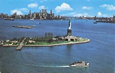Lower New York Harbor Statue of Liberty New York City Skyline picture