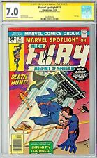 Marvel Spotlight #31 CGC SS 7.0 (Dec 1976) Nick Fury, Signed by Howard Chaykin picture