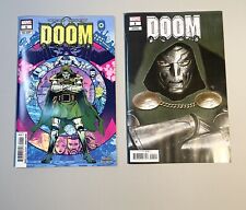 Marvel Comics Doom #1 Cover A AND B Sanford/Ganov First Print Hickman 2024 picture