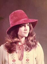Vtg 1960s Photo MOD Glamour Pretty Girl Color Studio Portrait Young Woman Fashio picture