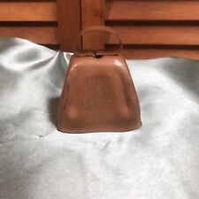 Vintage Copper Cow Bell Rustic Farmhouse Dinner Bell 3.25” By 2.5” Preowned picture
