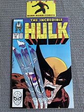 Incredible Hulk 340. VF Range.1988 Iconic Todd McFarlane Cover Wolverine 🔥🔥🔥 picture