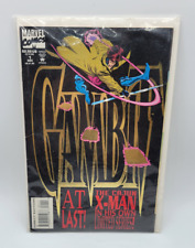 GAMBIT #1 Gold Foil Embossed Cover 1st Solo Series 1993 Vintage Marvel picture