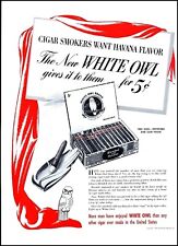1940 White Owl Cigars Havana flavor box tobacco vintage art Print Ad ADL16 picture