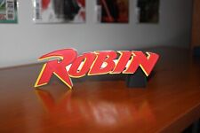 Robin 3D printed Comic Logo Art picture
