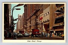 Chicago IL-Illinois, State Street, Advertisement, Antique, Vintage Postcard picture