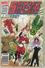 Soviet Super Soldiers #1 MARVEL Comics 1992 VF/NM 9.0 Grade nagged and boarded picture