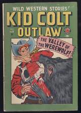 KID COLT OUTLAW #6 1949 GOLDEN AGE WEREWOLF HORROR COVER WESTERN picture