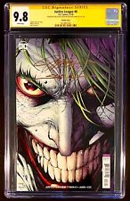 Justice League #8 CGC 9.8 SS Joker Jim Lee Variant Signed by Jim Lee / Williams picture