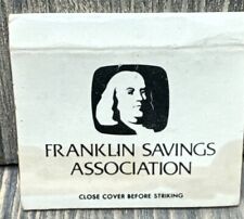 Vtg Franklin Savings Association White Matchbook picture
